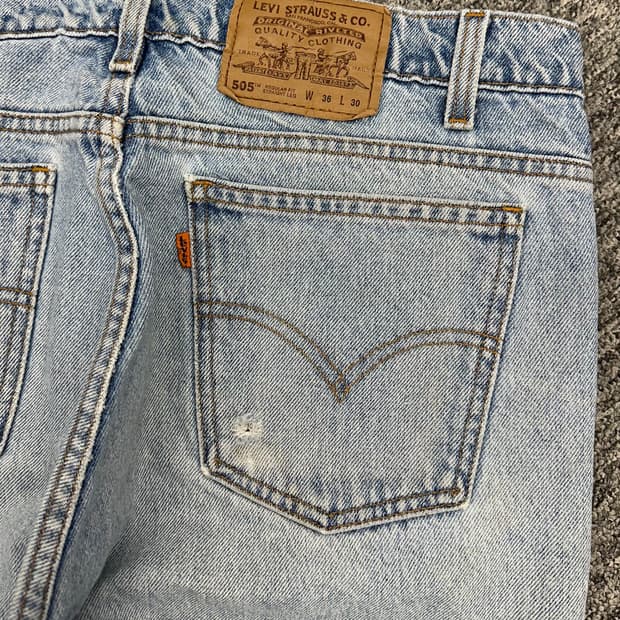 (허단44)90'S 리바이스 505 오렌지탭-M1883