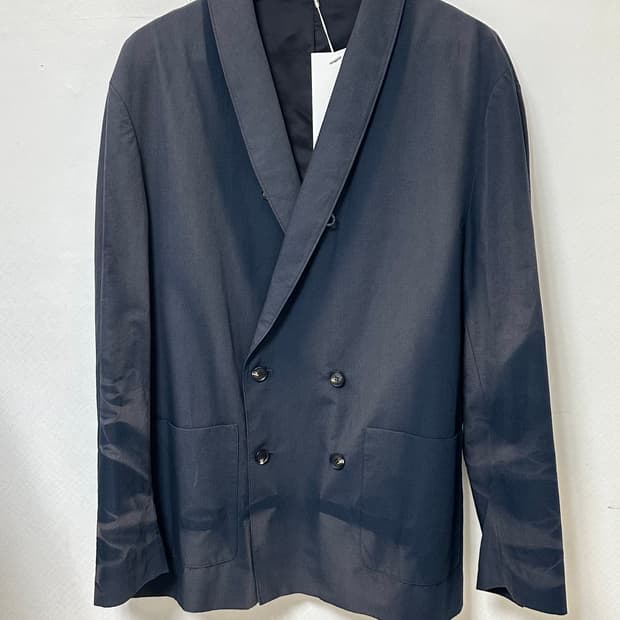 25fw지용킴Sun-BleachedTailored Jacket navy