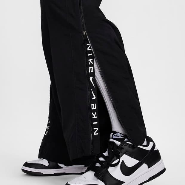 M 텍ㅇ 새상품 나이키 정가15만 리펠 지퍼 팬츠 바지 블랙 조거 레깅스