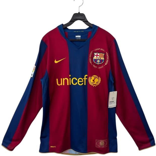 07-08 바르셀로나 유니폼 롱슬리브 노마킹 새상품