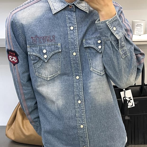 리바이스 데님 사이드라인 웨스턴 셔츠