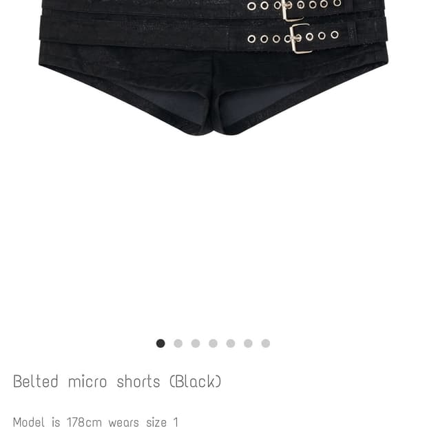 bonnae 본네 마이크로 숏팬츠 