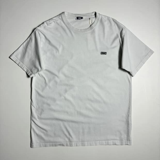 키스 랙스 클래식 스몰 로고 코튼 반팔 티셔츠 R2737