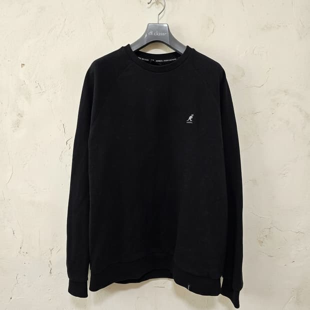 캉골 블랙 맨투맨 XL