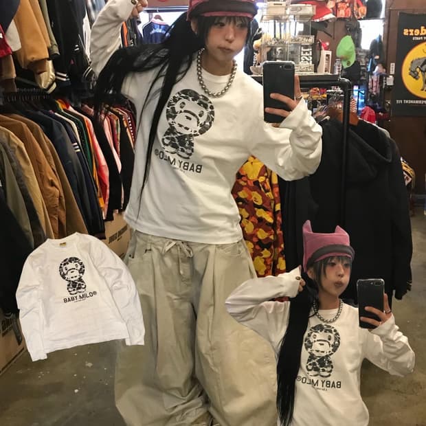 Bape BabyMilo Printing L/S