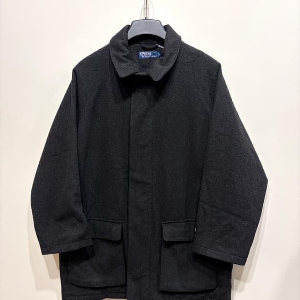 폴로 랄프로렌 울 하프 코트