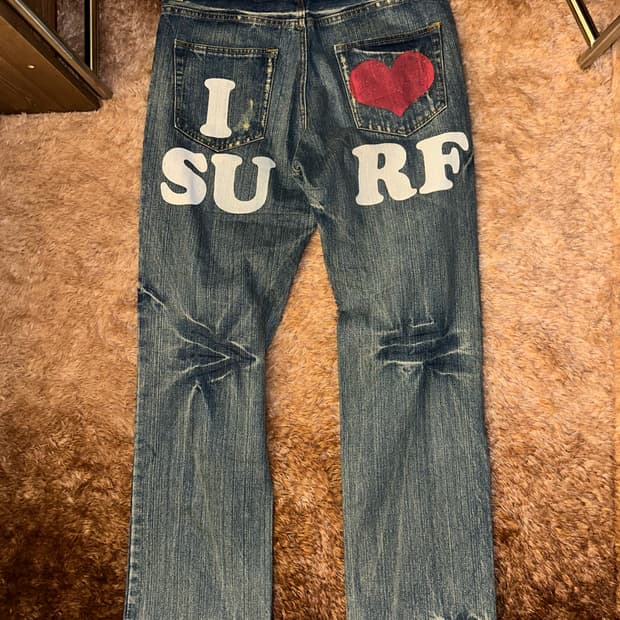 I❤️SURF 빈티지 데님