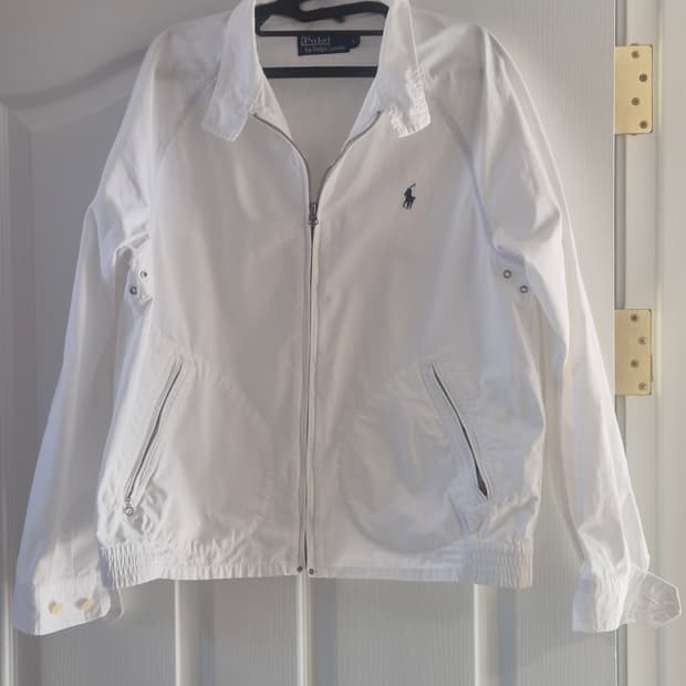 폴로 랄프로렌 화이트 헤링턴 자켓