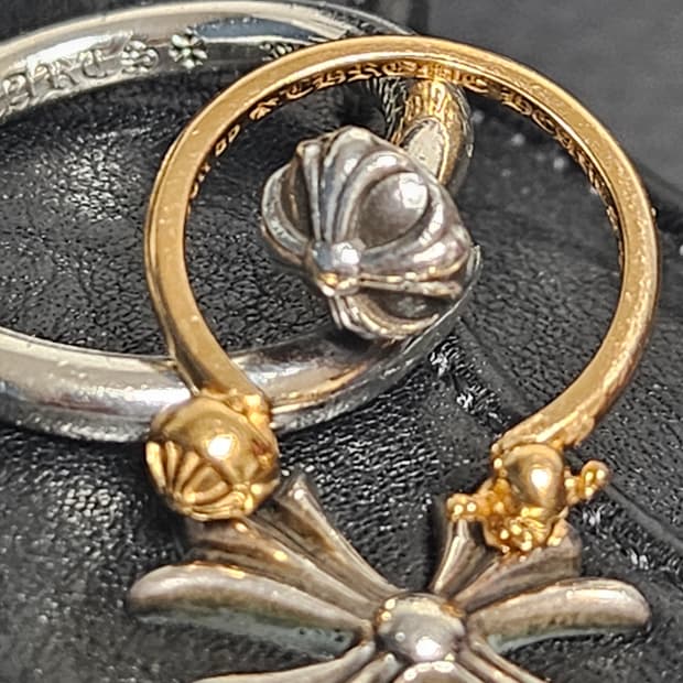 크롬하츠 22K 포티버블검링 국내10호