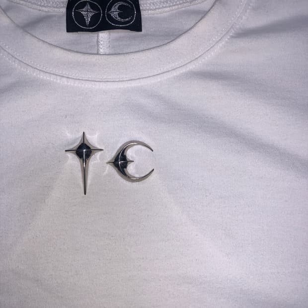 Thug Club T 슬림티 화이트 