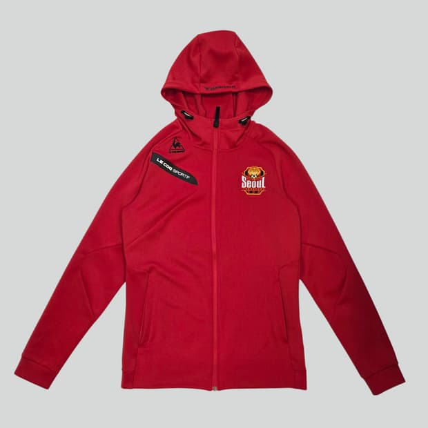 [90]르꼬끄 FC서울 엠블럼 레드 후드 집업