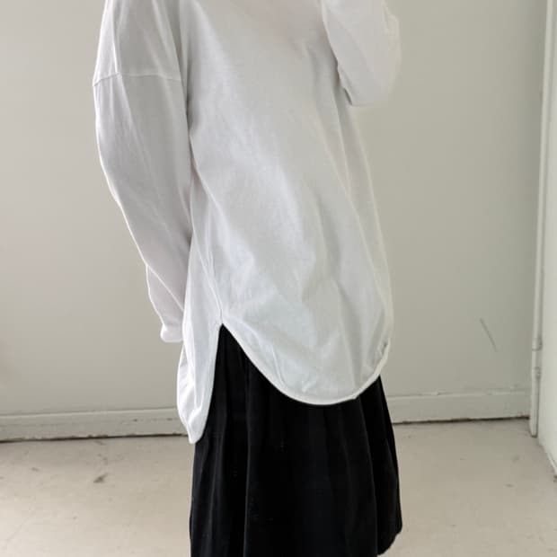 일본빈티지 갭 화이트 롱슬리브