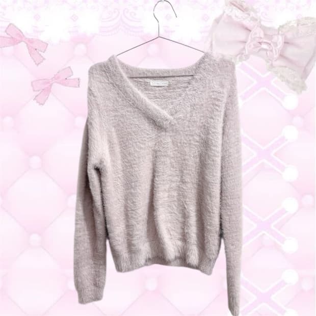 히메갸루 딸기우유 니트 빈티지 모리걸 페어리 리즈리사 엑시즈팜 라떼갸루