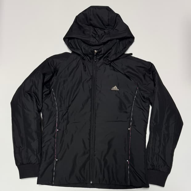 여성 아디다스 올드스쿨 아디윔 경량 패딩 트랙탑 S 블랙