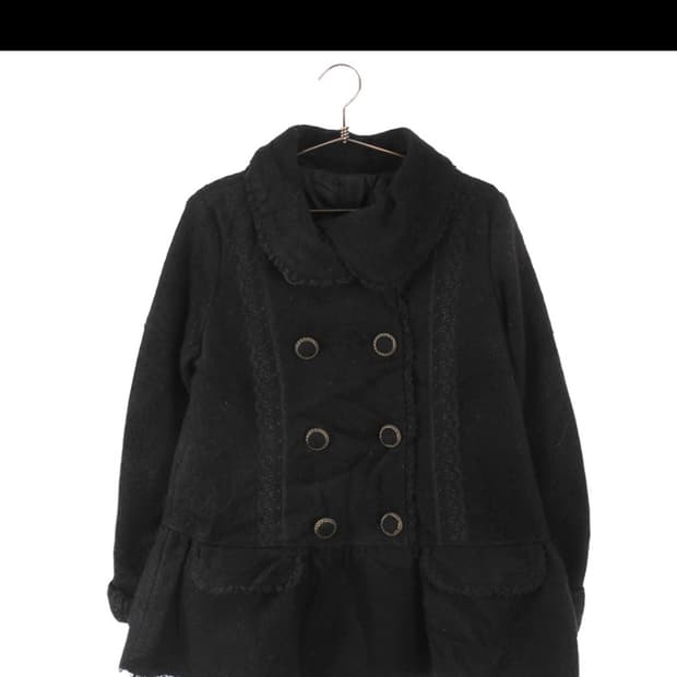 빈티지 레이스 리본 코트