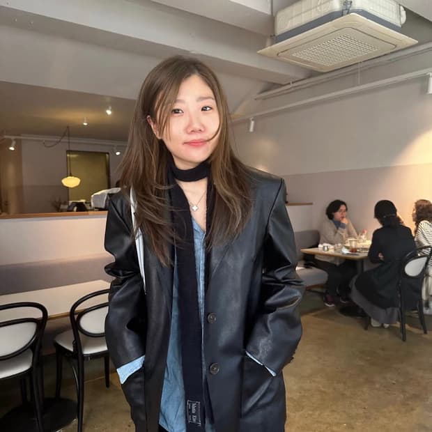 마뗑킴 레더자켓