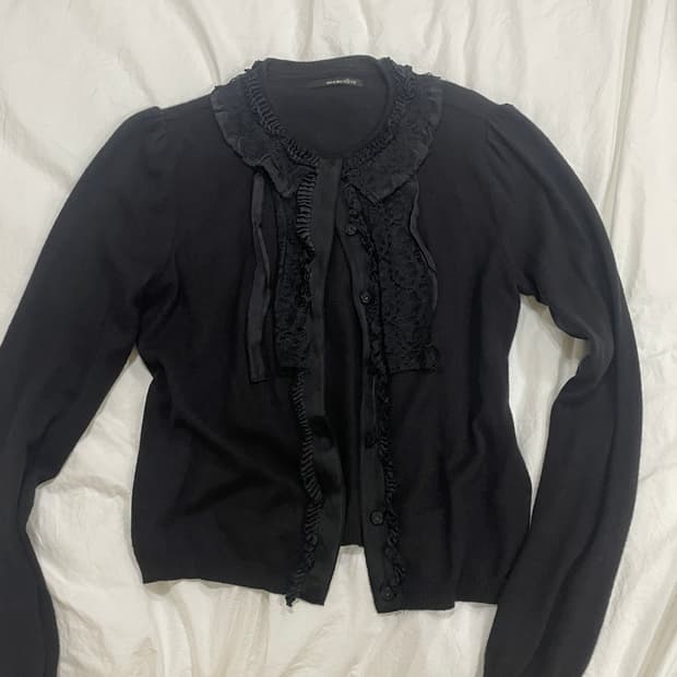 올리브데올리브 프릴 레이스 가디건 갸루 