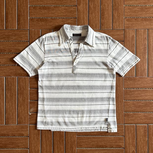 Morgan Homme striped cotton 1/2 tee
