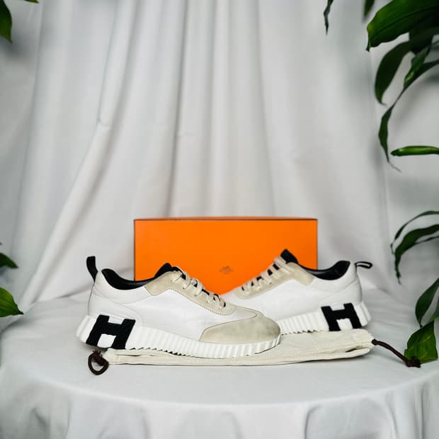 [정품] 에르메스 바운싱 화이트 코트스킨 블랑 41사이즈