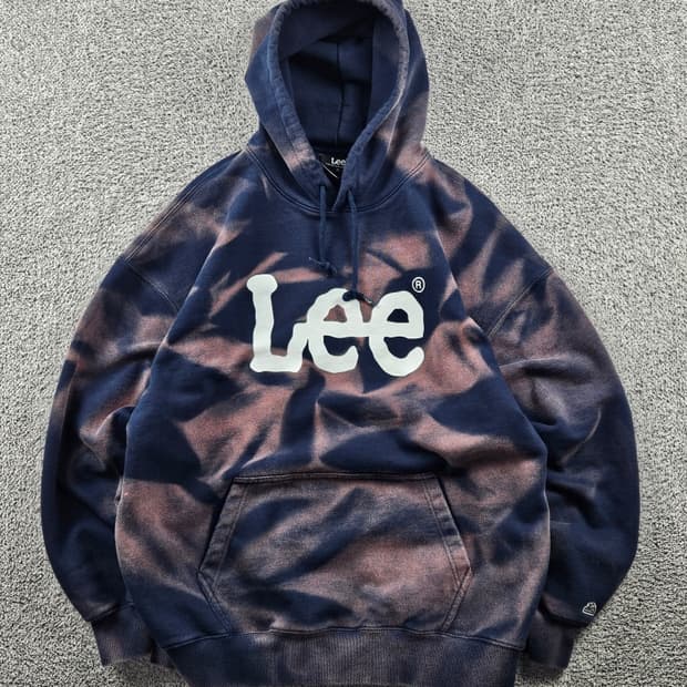 LEE 다잉 워시드 커스텀 스웻 후드 티셔츠 ( XL ) / 10943