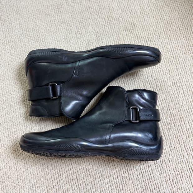 Prada strap boots