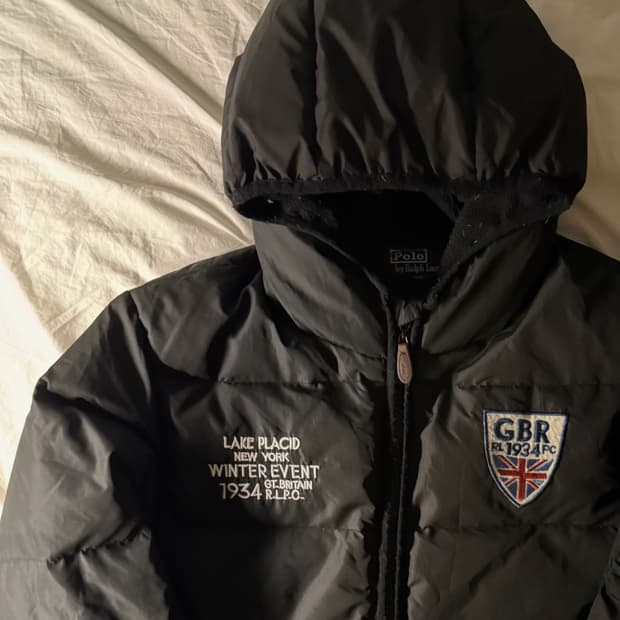 폴로 브리튼 패딩 블랙