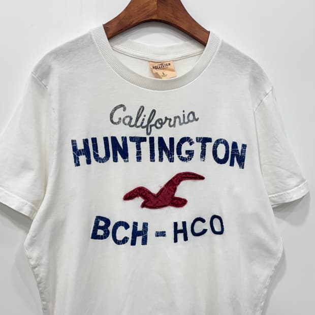 Hollister 로고 반팔티
