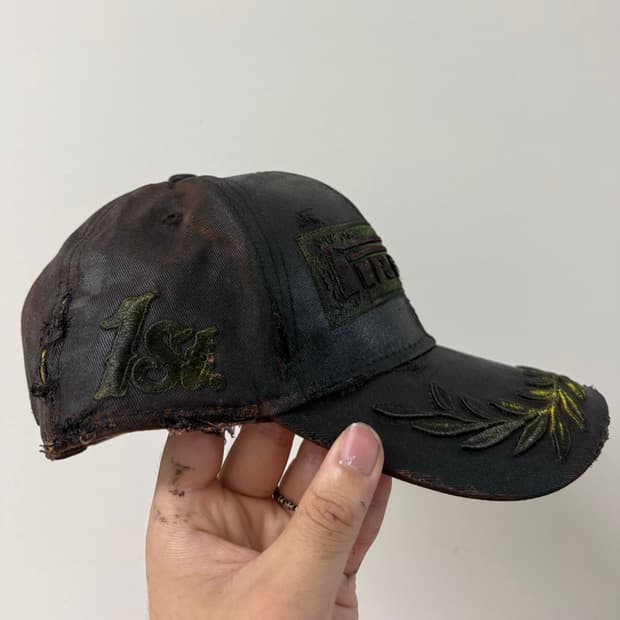 [VTG CUSTOM] Distress coating wax cap