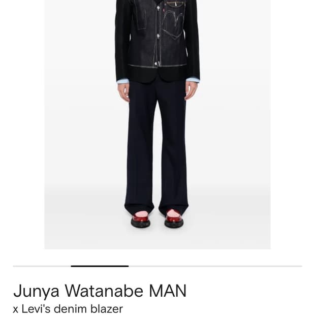24AW 준야와타나베 데님 자켓