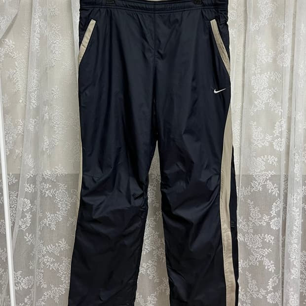 M) 나이키 올드스쿨 나일론 트레이닝 팬츠 블랙