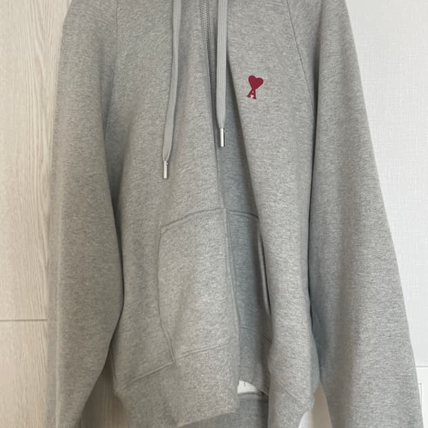 아미 후드집업 회색 m사이즈