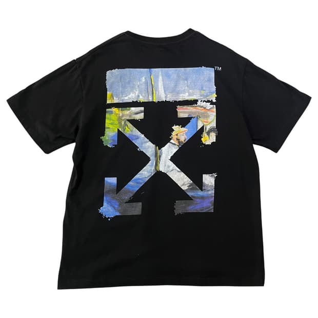 오프화이트 19ss 유화 애로우 반팔