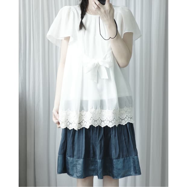 Kumikyoku pleats skirt