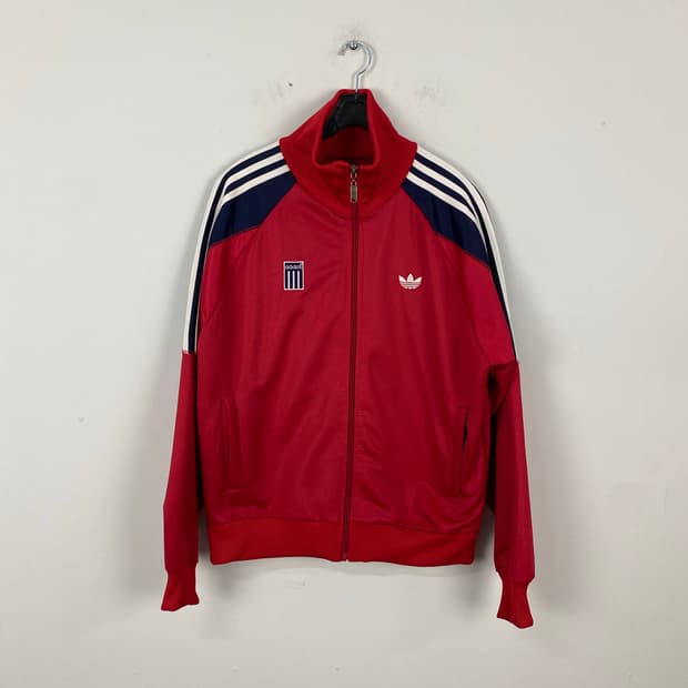 아디다스 올드 삼선 배색 트랙탑 져지 M <675>