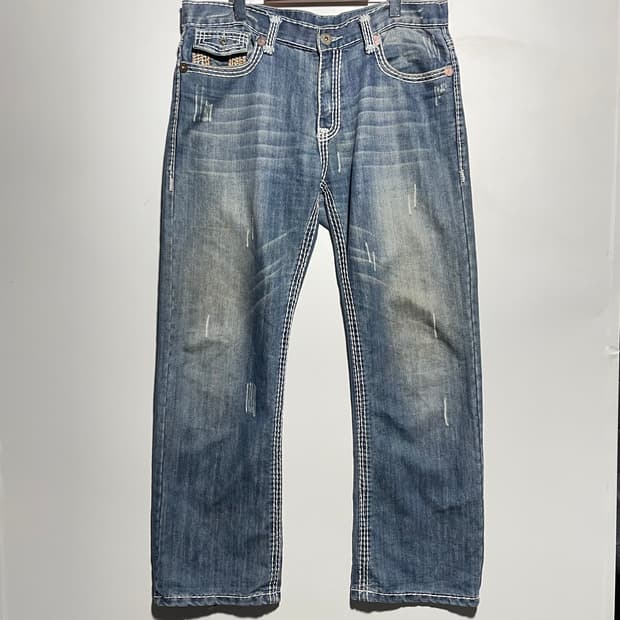 트루릴리전 USA 빅사이즈 데님팬츠 38