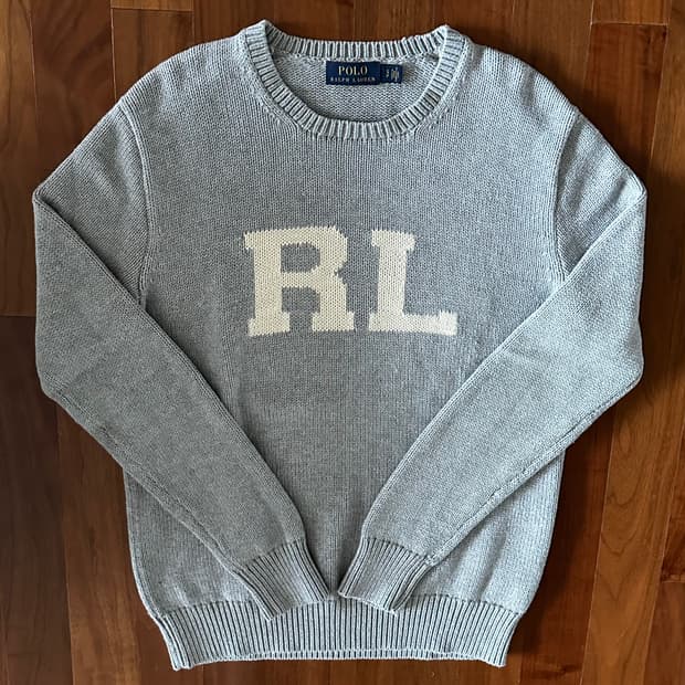 폴로 랄프로렌 RL 로고 스웨터 S