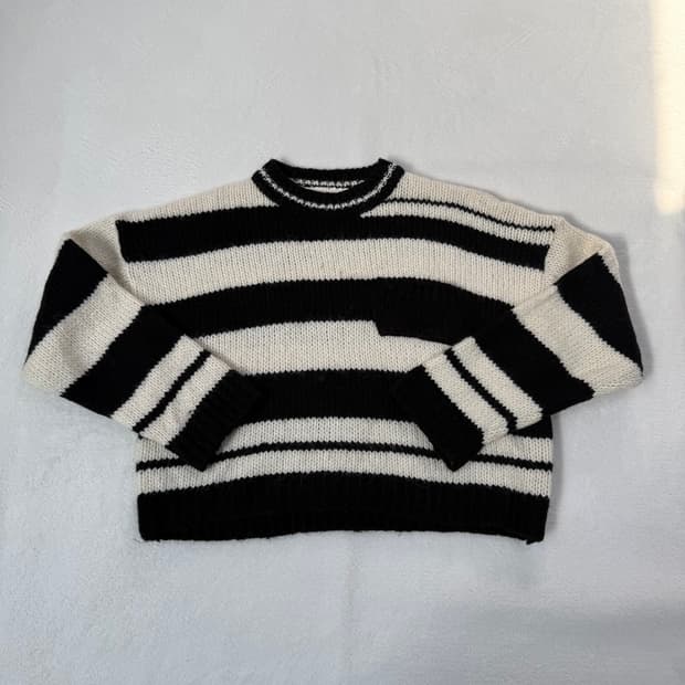 실측확인 빈티지 스프라이트 니트0304T