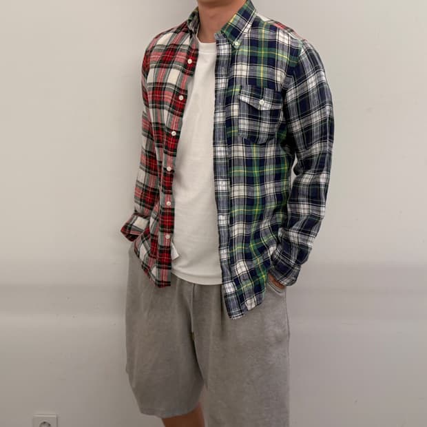 폴로랄프로렌 신형 린넨 체크셔츠