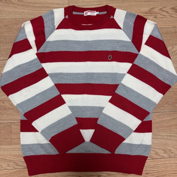 [L] 00's 베이프 Bape OG 울니트 스웨터