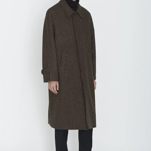 MNGU / 체크 발마칸코트