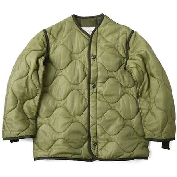 (L) 오리지널 미군 M65 필드자켓 내피 라이너 자켓 깔깔이