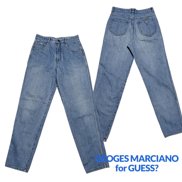 (30) 90s 빈티지 게스 청바지 guess 조르주 마르시아노