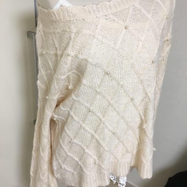 일본vtg 진주포인트 니트