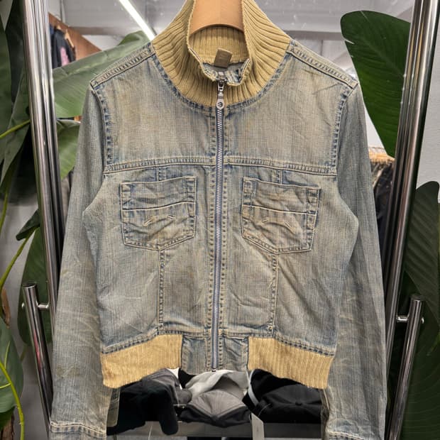 American vintage 여자 빈티지 데님자켓