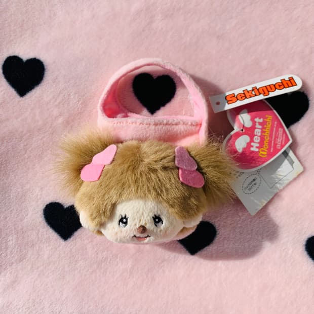 고전 몬치치 하트엔젤파우치 가방고리 키링