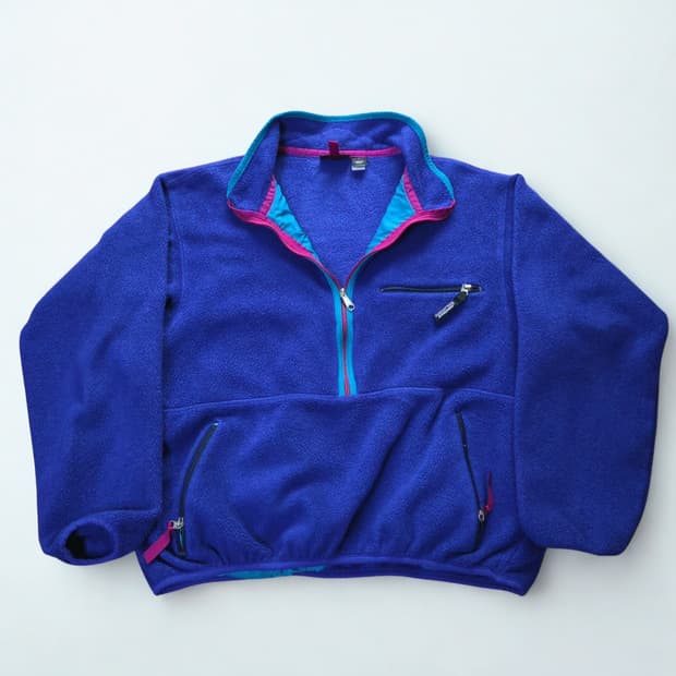 (L)파타고니아 Rare 반집업 블루 신칠라