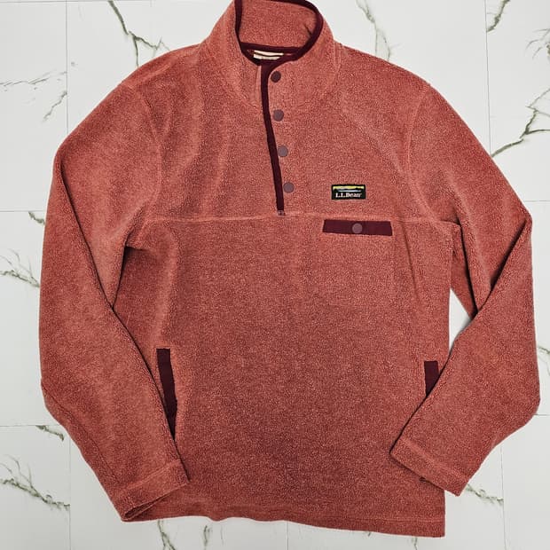 L.L.Bean 텀블드 셔파 플리스 풀오버 S