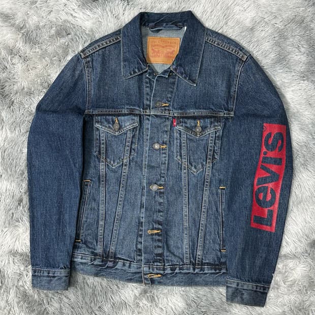 리바이스 유니크 데님 트러커 자켓 