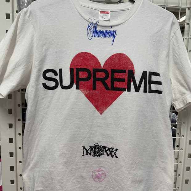 슈프림 어나운싱 티셔츠 M