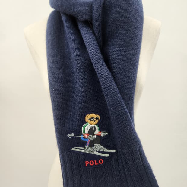 폴로랄프로렌 스키 베어 머플러